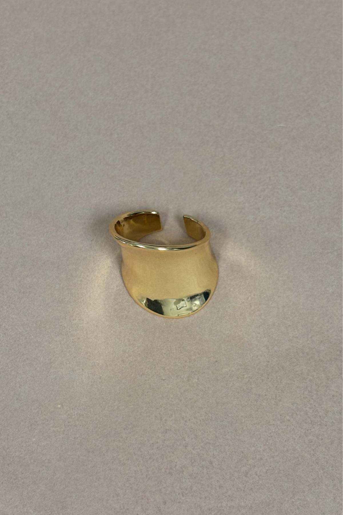 Adjustable Thick Gold Ring