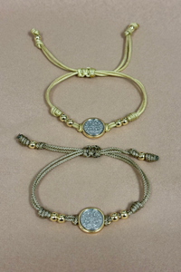 Adjustable Strip W/St. Benedict Charm Bracelet