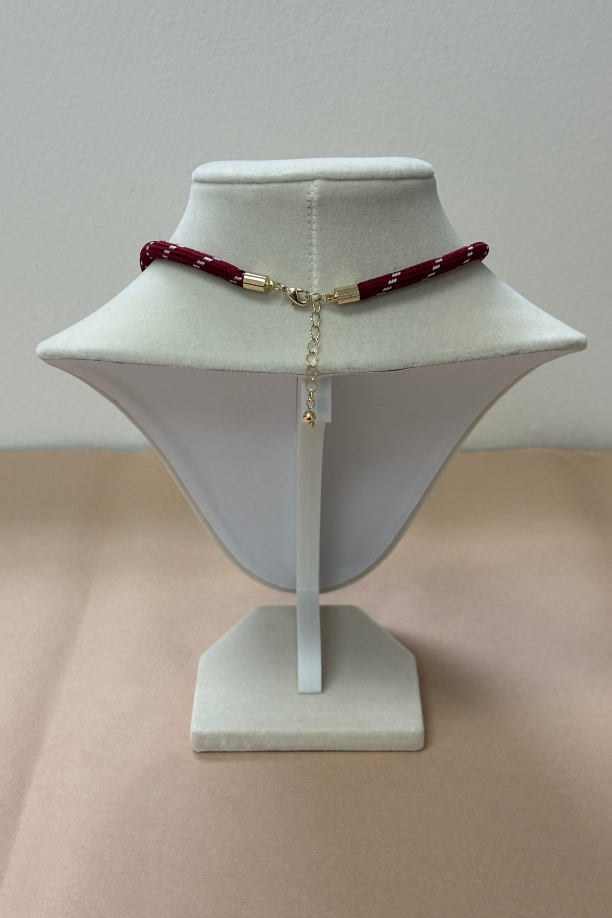 Thick Strap W/Charm Necklace