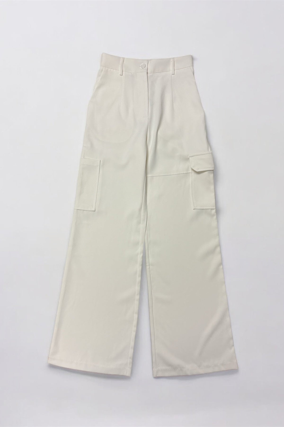 White Cargo Pants