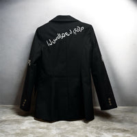 Graffiti Print Blazer