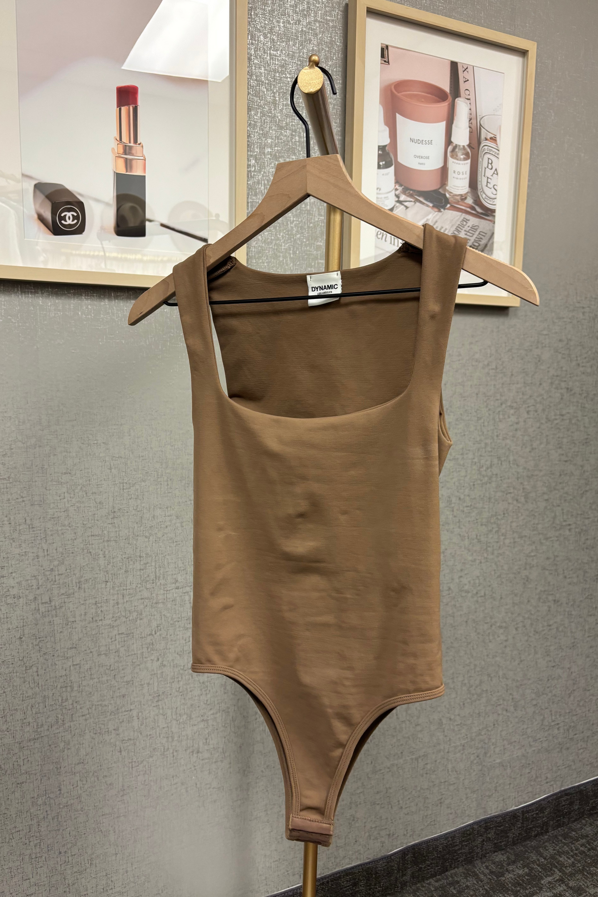 Square Neck Thong Bodysuit