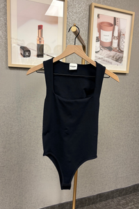 Square Neck Thong Bodysuit