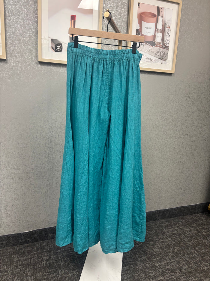 Palazzo Linen Pant
