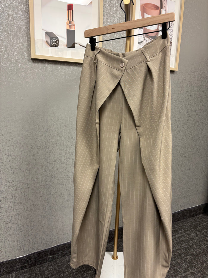 Stripe Overlap Pants