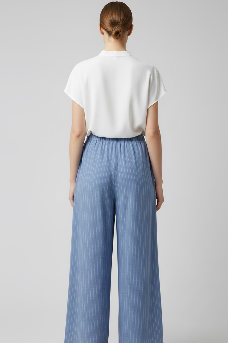 Stripe Overlap Pants