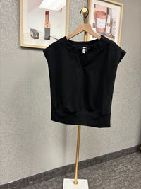 Round V Neck Muscle Shirt