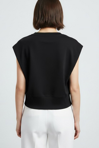 Round V Neck Muscle Shirt