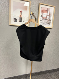 Round V Neck Muscle Shirt