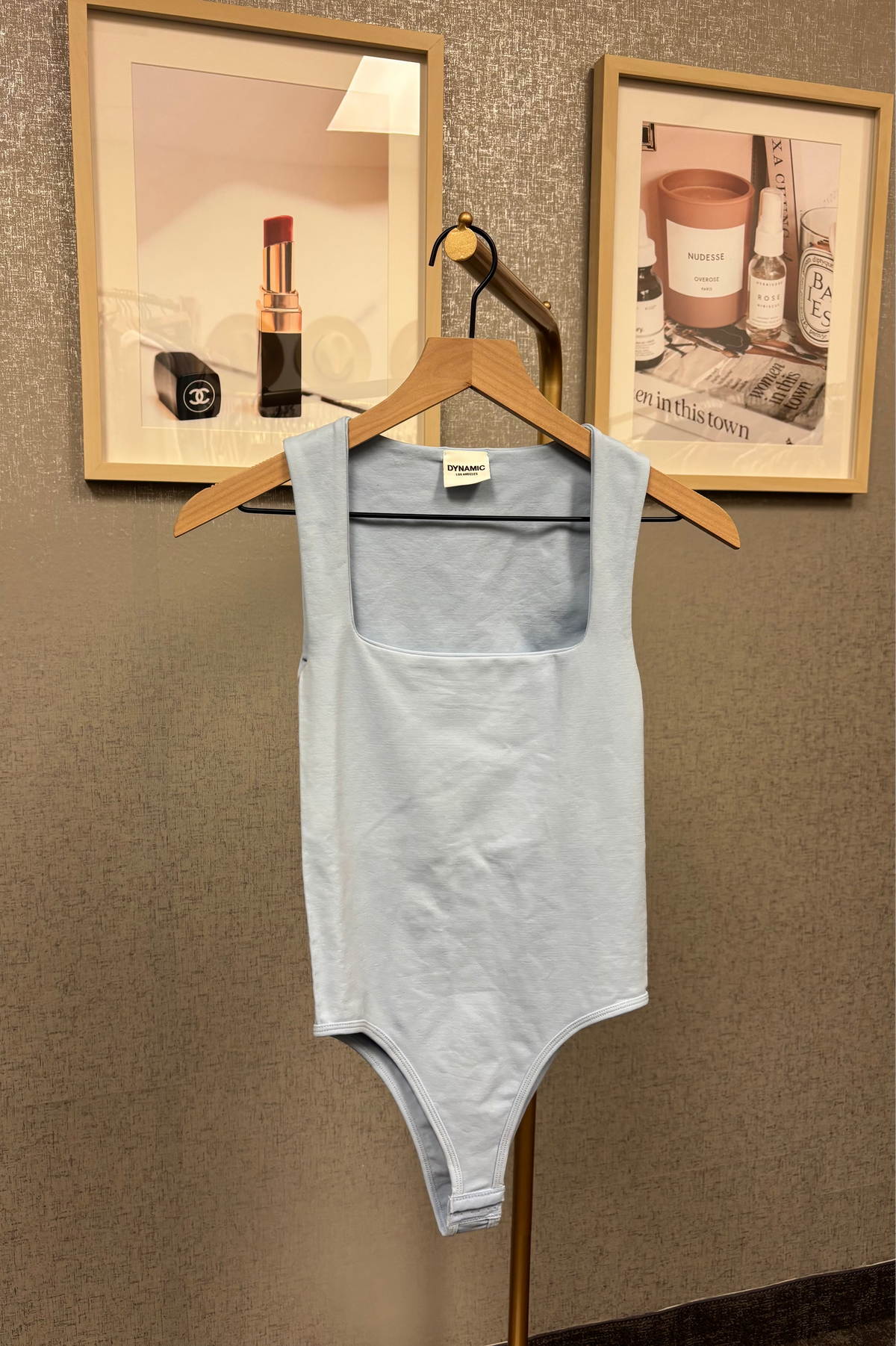 Square Neck Thong Bodysuit