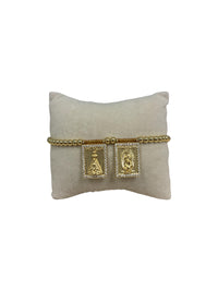 Gold Adjustable Scapular Bracelet