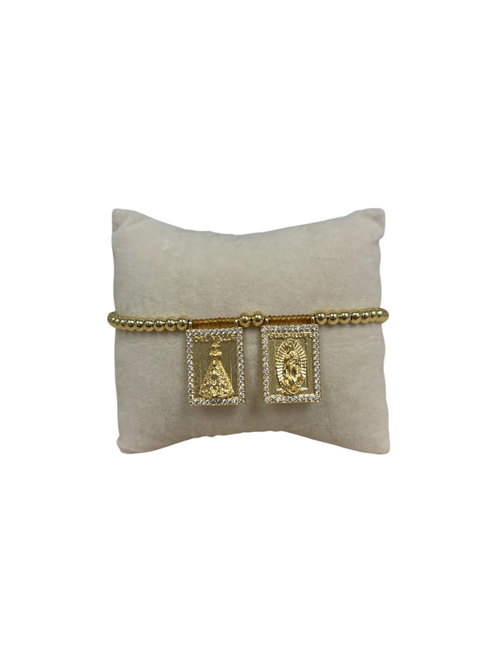 Gold Adjustable Scapular Bracelet