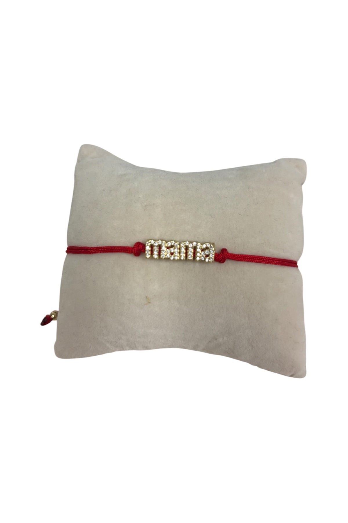 Red String Bracelet W/Mom Charm