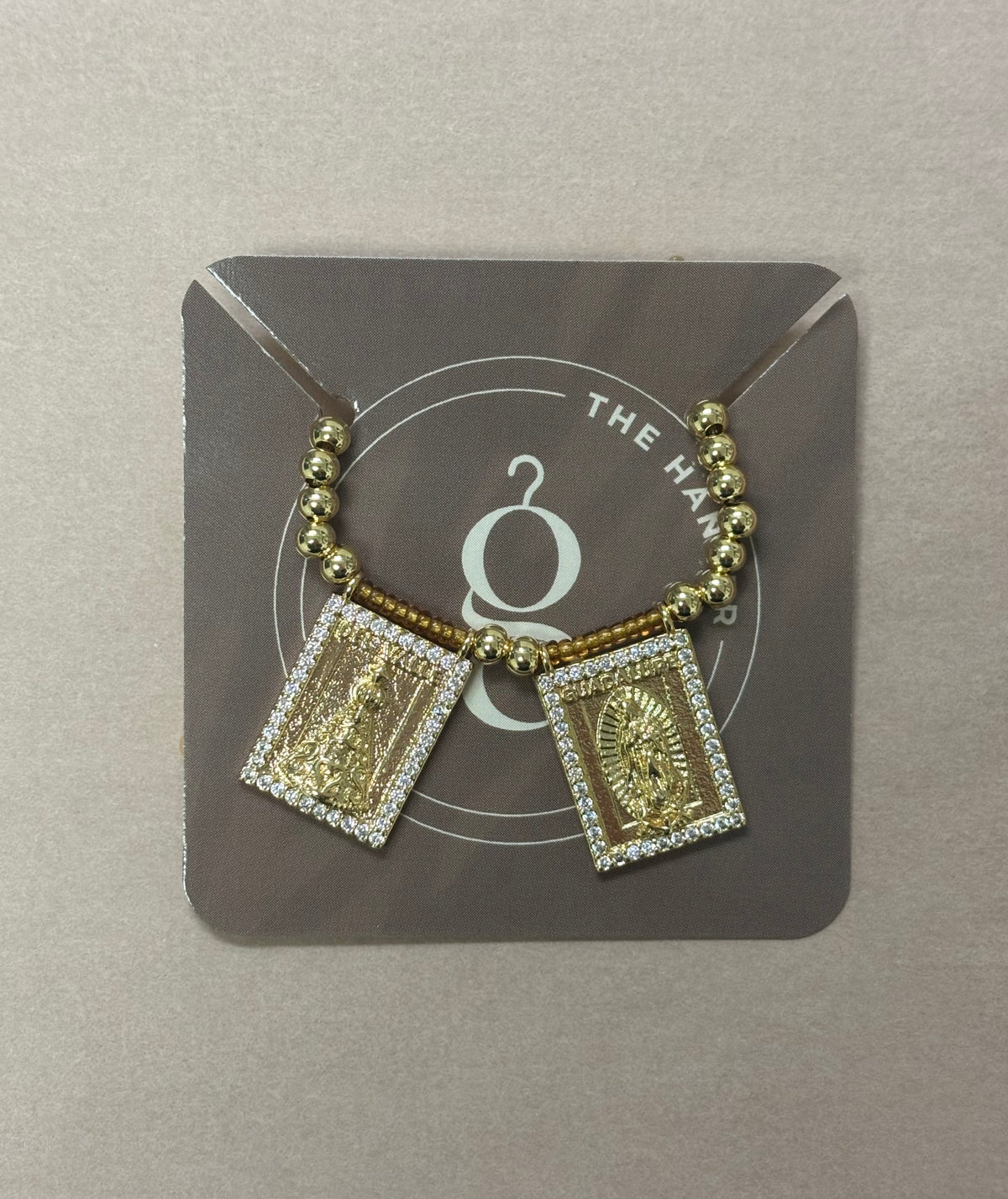 Gold Adjustable Scapular Bracelet