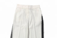 White Side Stripe Tape Pants