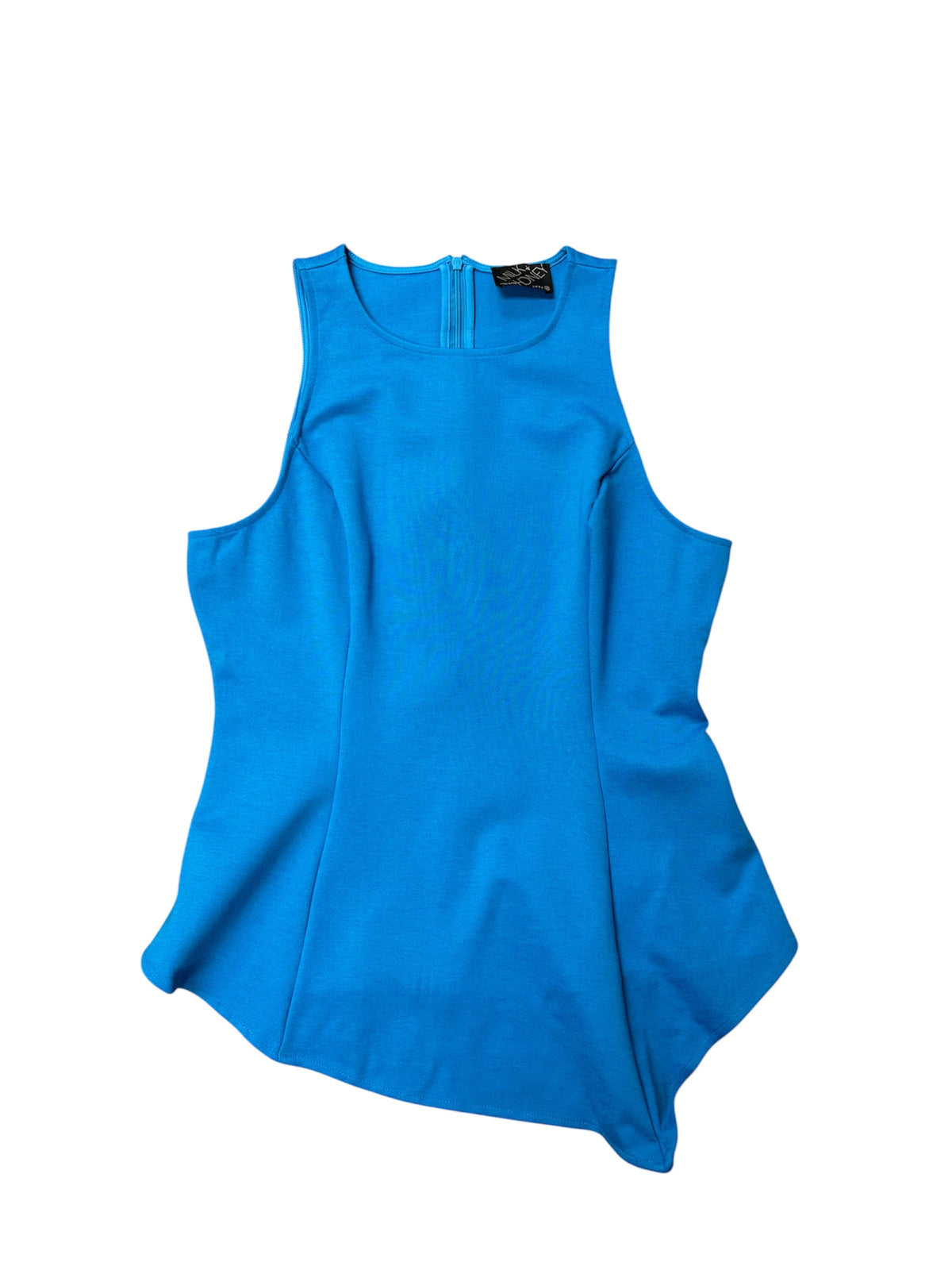 Asymmetrical Sleeveless Solid Top