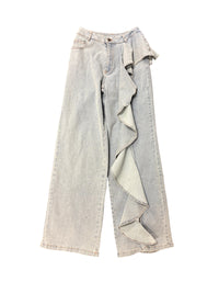 Ruffle Leg Detail Jean
