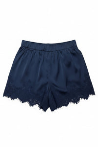 Satin Lace Trim Det Shorts
