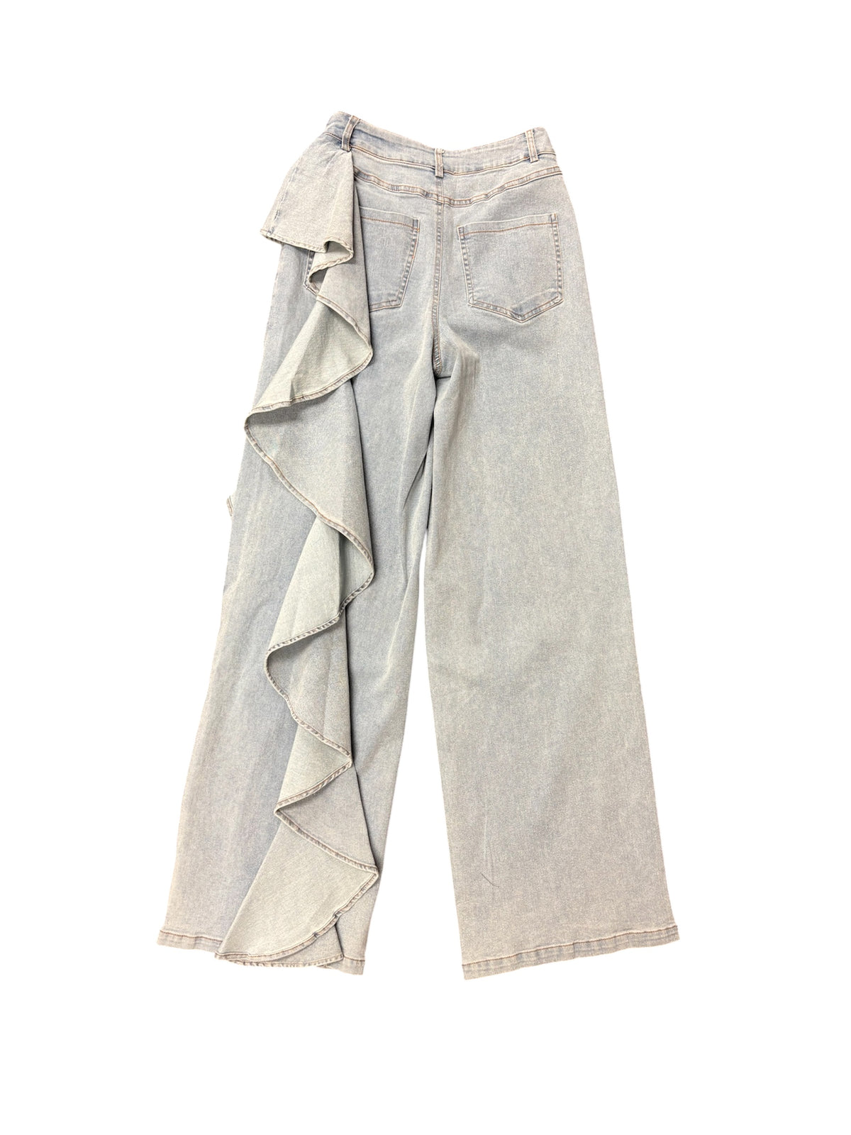 Ruffle Leg Detail Jean