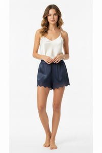 Satin Lace Trim Det Shorts