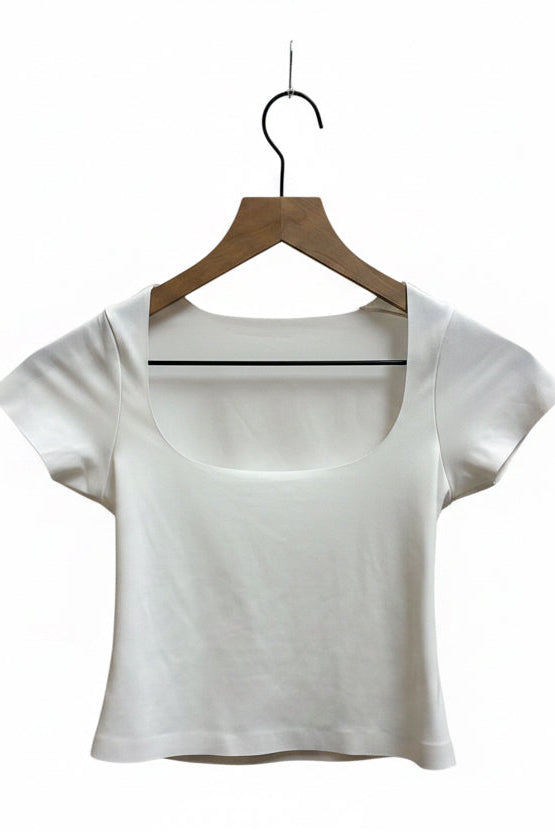 Scoop Neck Double Layer Top