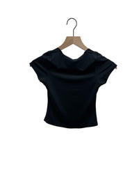 Scoop Neck Double Layer Top