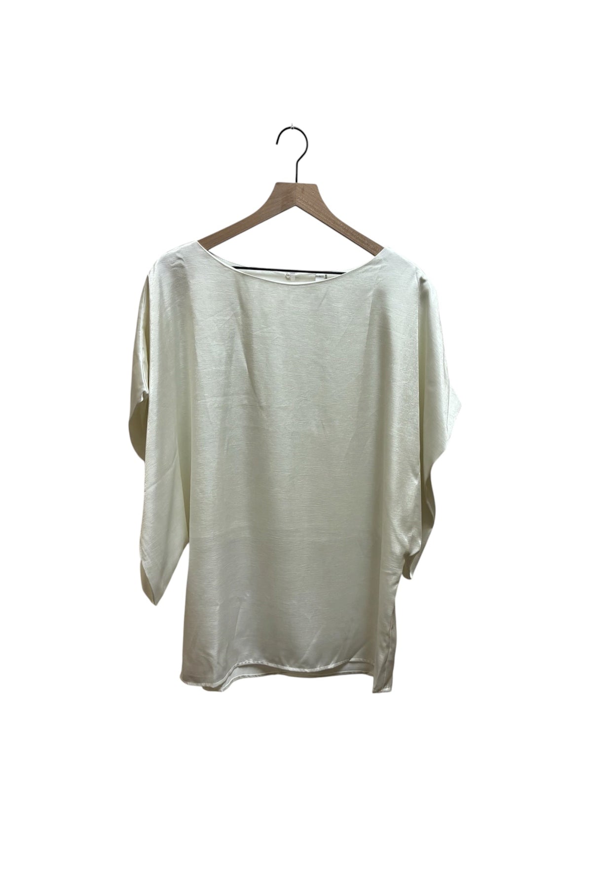 Satin Solid Flowy Top