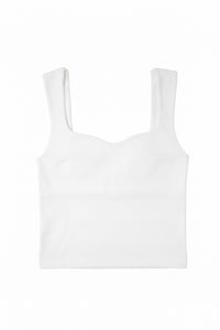 Heart Neck Plain Tank