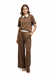 Polka Dot Det Top & Pant Set