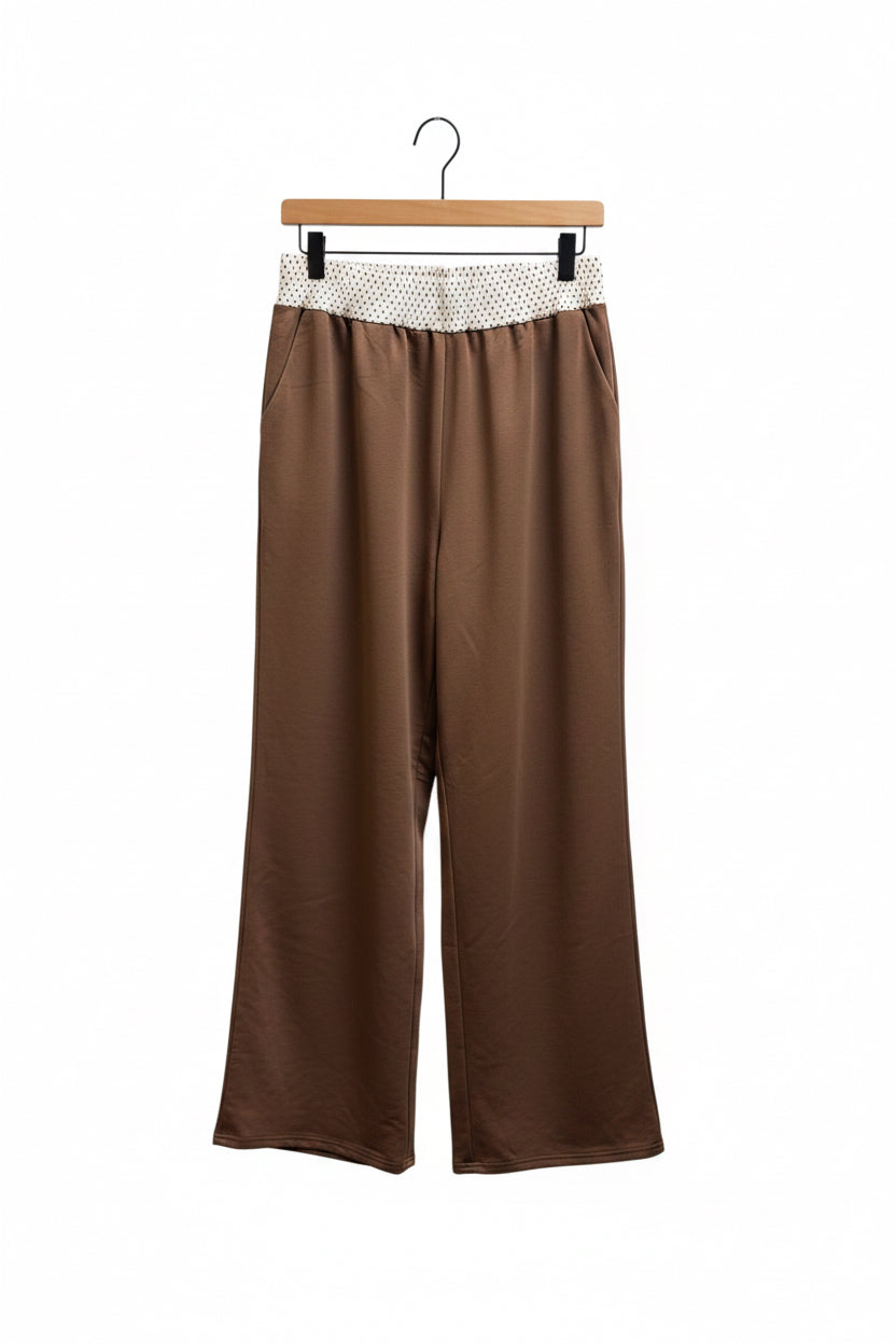 Polka Dot Det Top & Pant Set