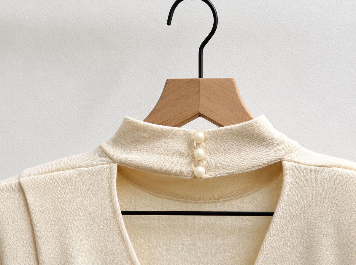 High Neck Slvless Solid Top