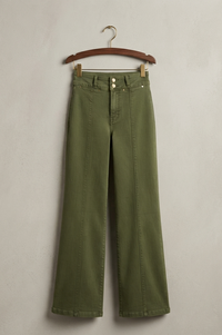 High Waist Stretch Flare Jeans