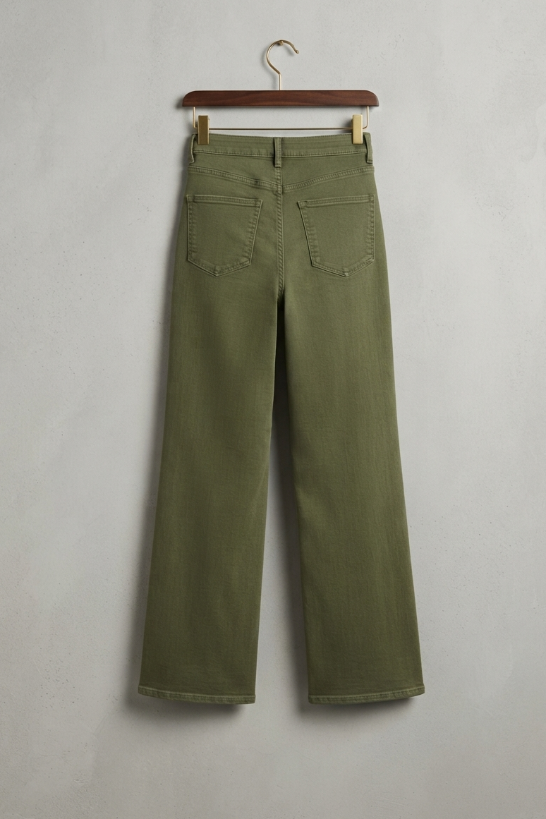 High Waist Stretch Flare Jeans