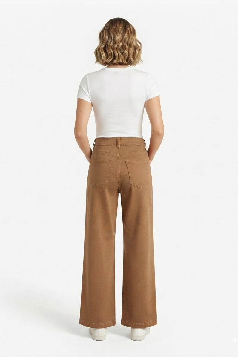 High Waist Stretch Flare Jeans
