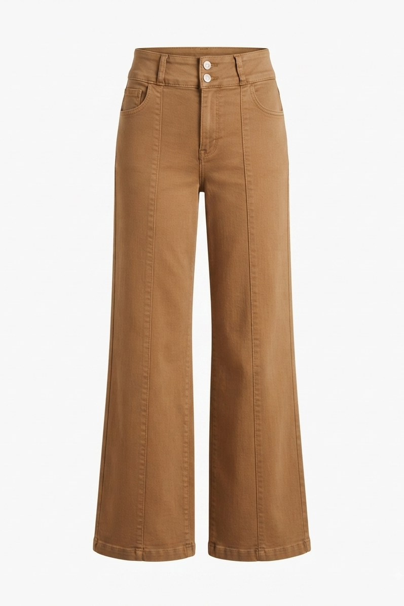 High Waist Stretch Flare Jeans