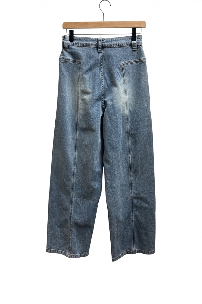 Pleated Front Jean
