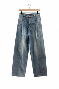 Pleated Front Jean