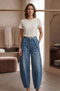 Flap Denim Pants