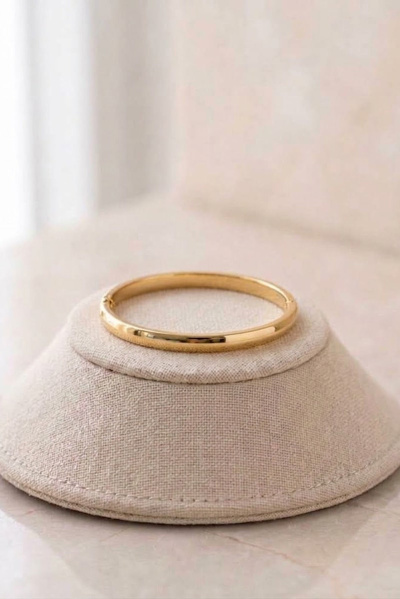 Smooth Shine Bangle Bracelet