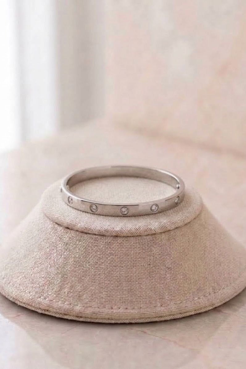 Classic Crystal Bangle Bracelet