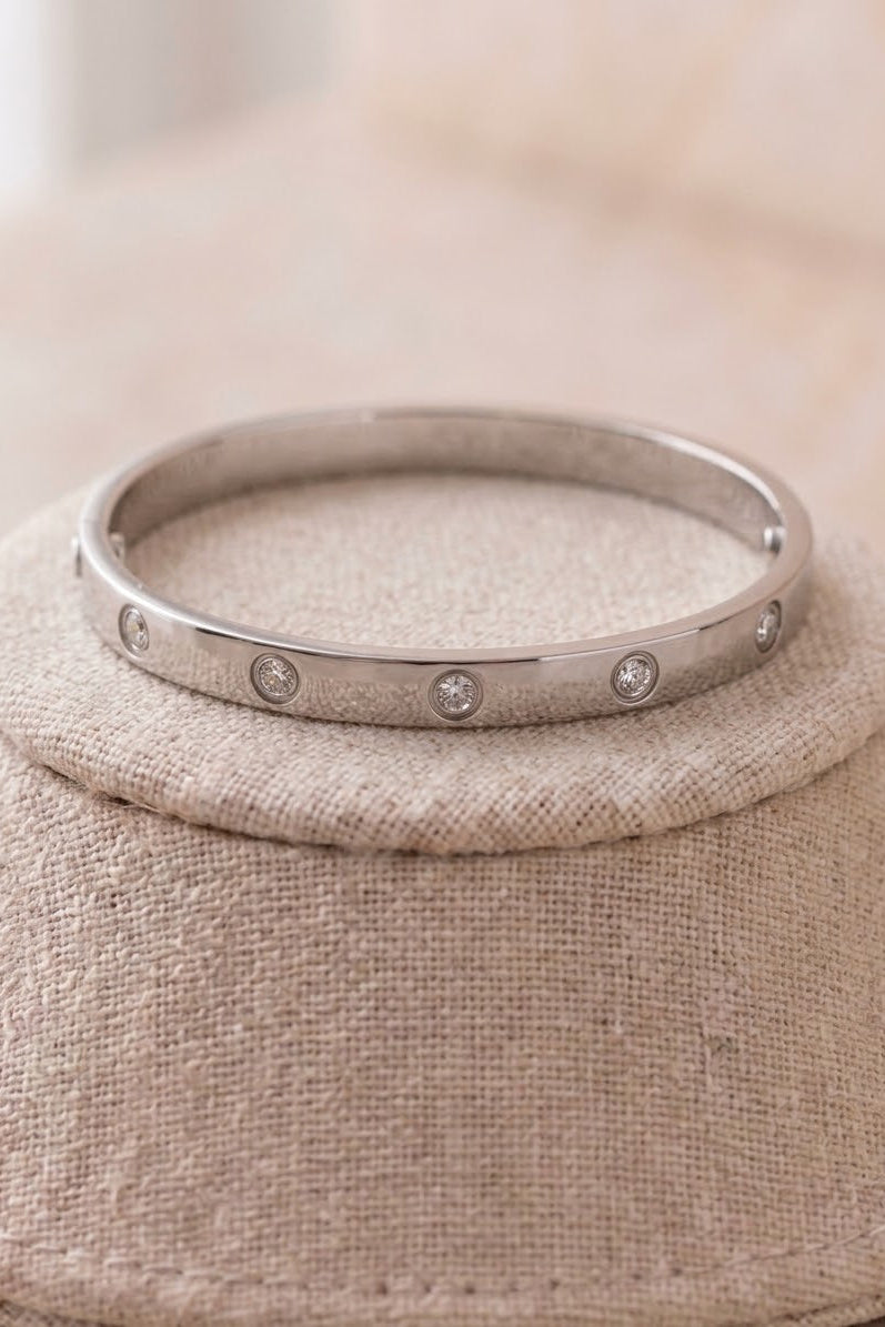 Classic Crystal Bangle Bracelet