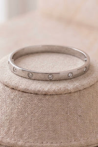 Classic Crystal Bangle Bracelet