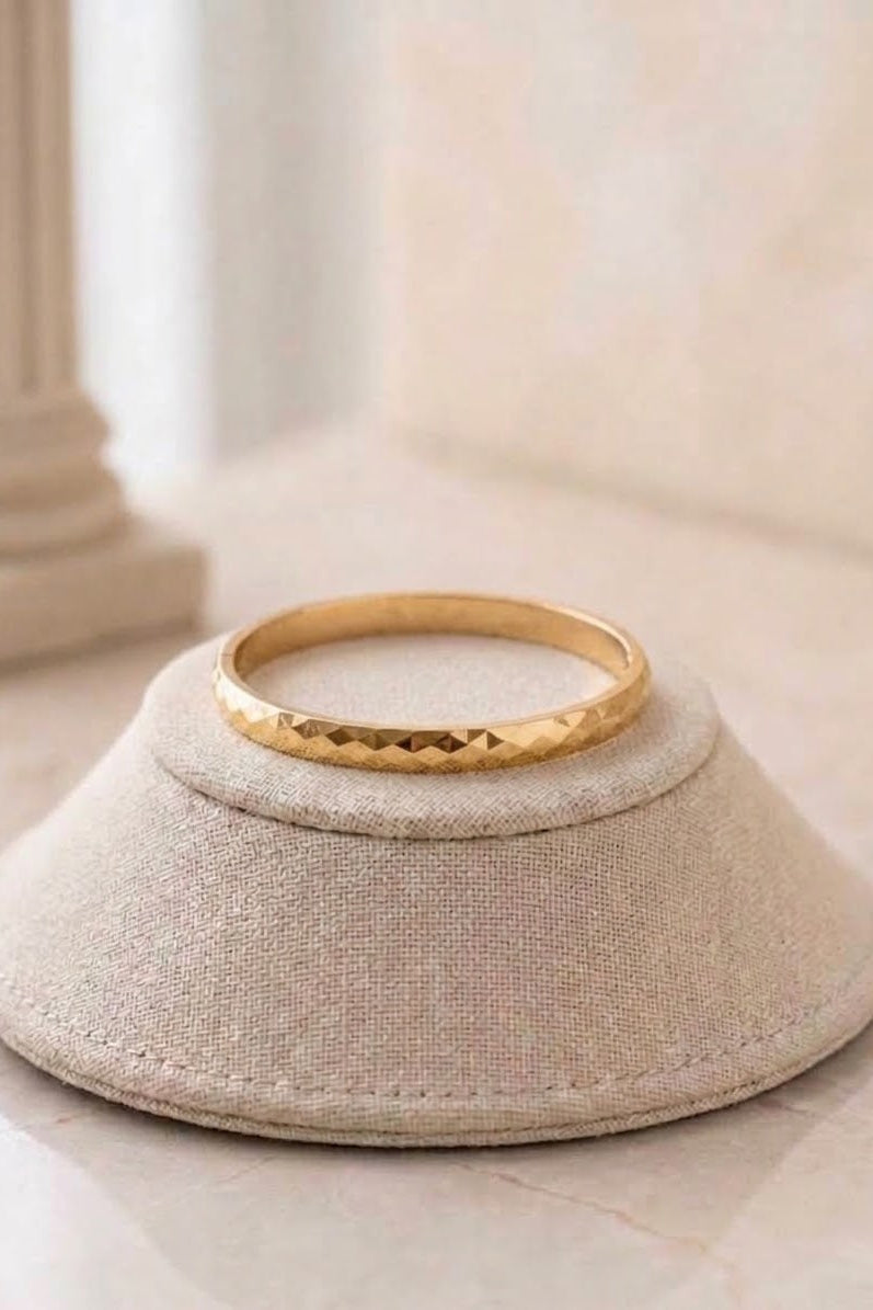 Hammered Metal Bangle