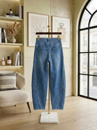 Denim Barrel Pants