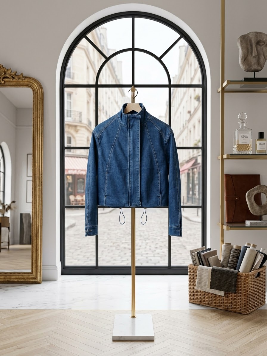 Denim Bomber Jacket