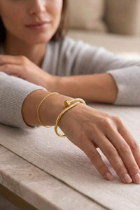 Classic Nail-Design Bangle