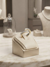 Open-End Pavé Ring