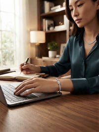Pavé Cylinder Bangle Bracelet