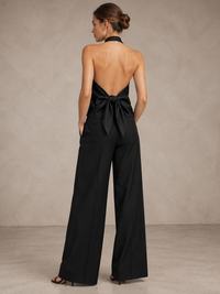 Linen Bead Set Top&Pants Set