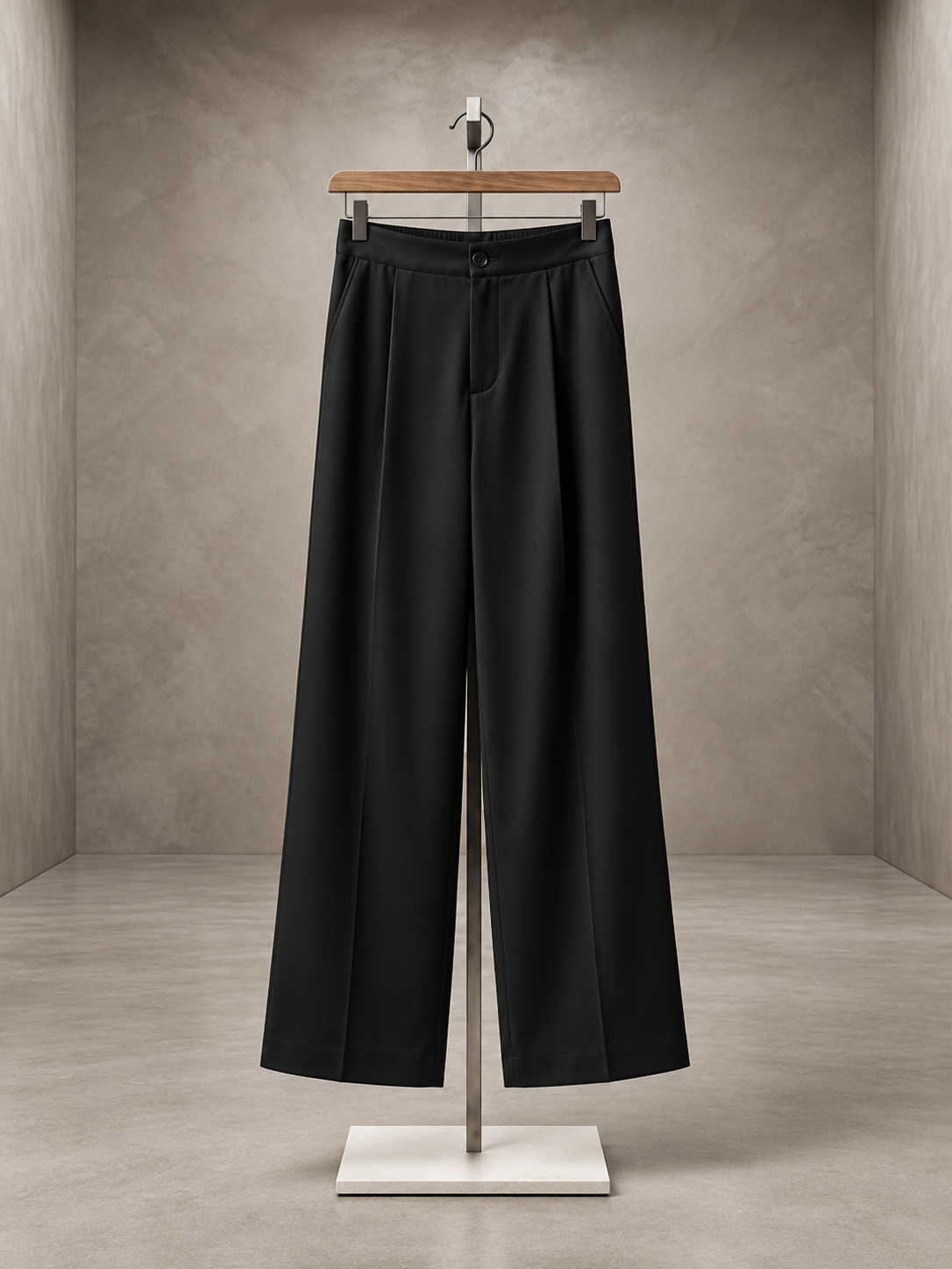 Linen Bead Set Top&Pants Set